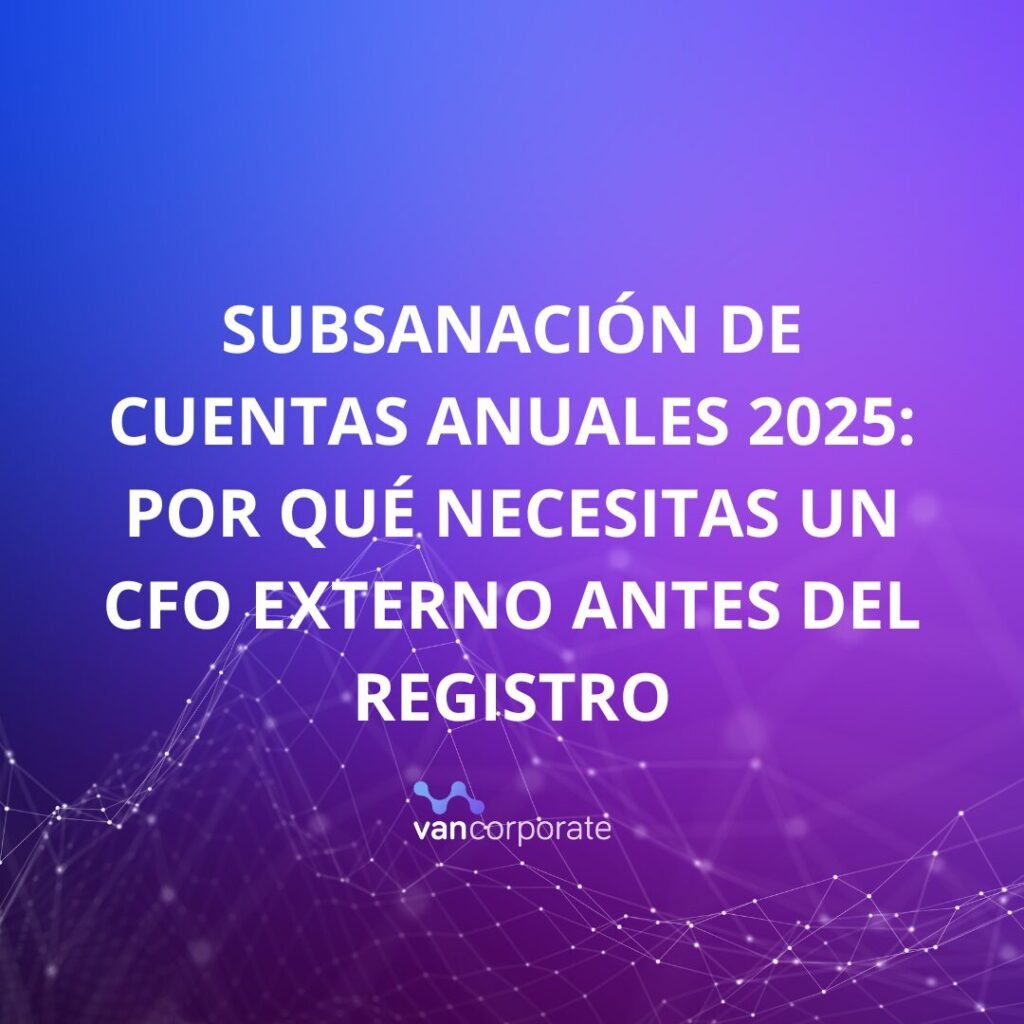 subsanación de cuentas anuales