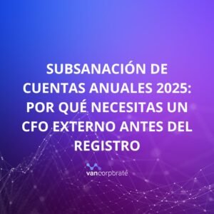 subsanación de cuentas anuales
